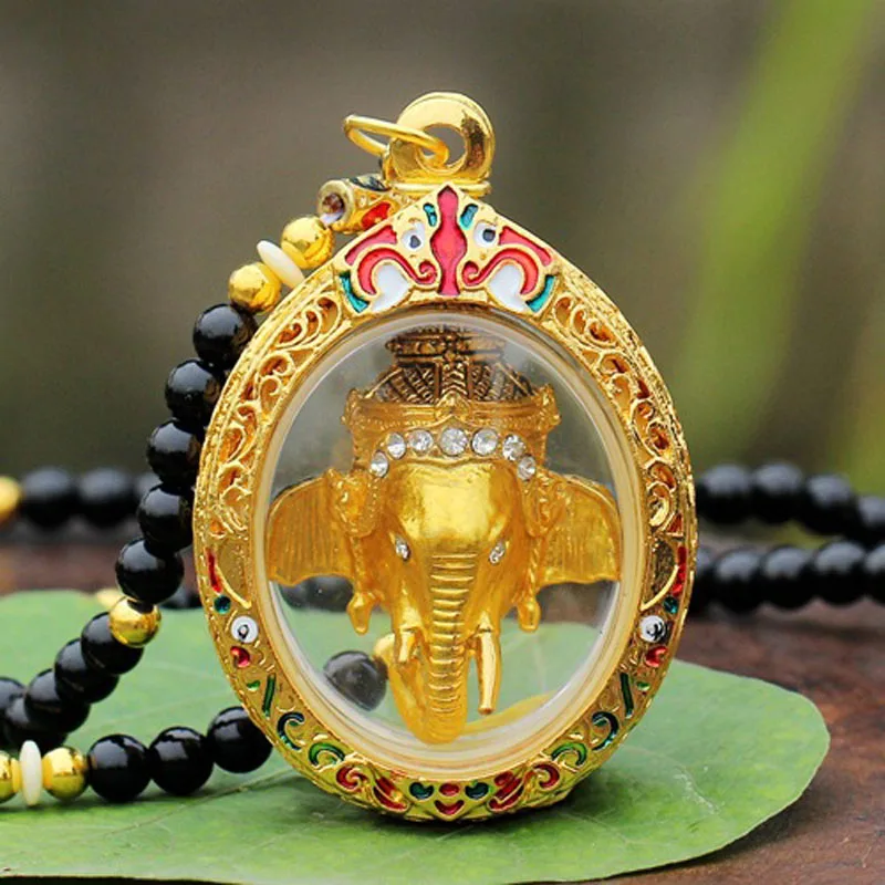 Special Offer 2023 Thailand temple Elephant God of Wealth GANESH buddha Amulet Pendant Buddhism bring good luck attract