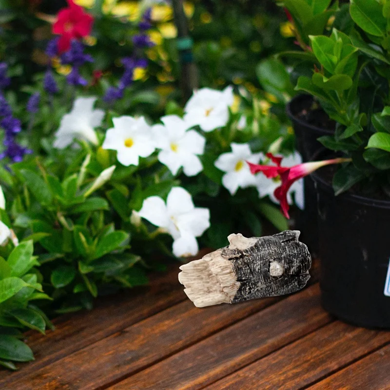 Hide A Key Outdoor Waterproof Key Hiders Rotted Wood Safe Storage Box For Outside Yard Garden Statues Ornament Easy Install