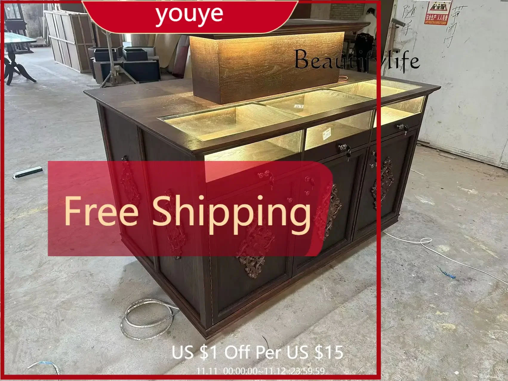 

Y45 Jewelry Table Vintage Display Cabinet Nakajima Platform Display Table Flowing Water Platform Nakajima Jewelry Table Medieval