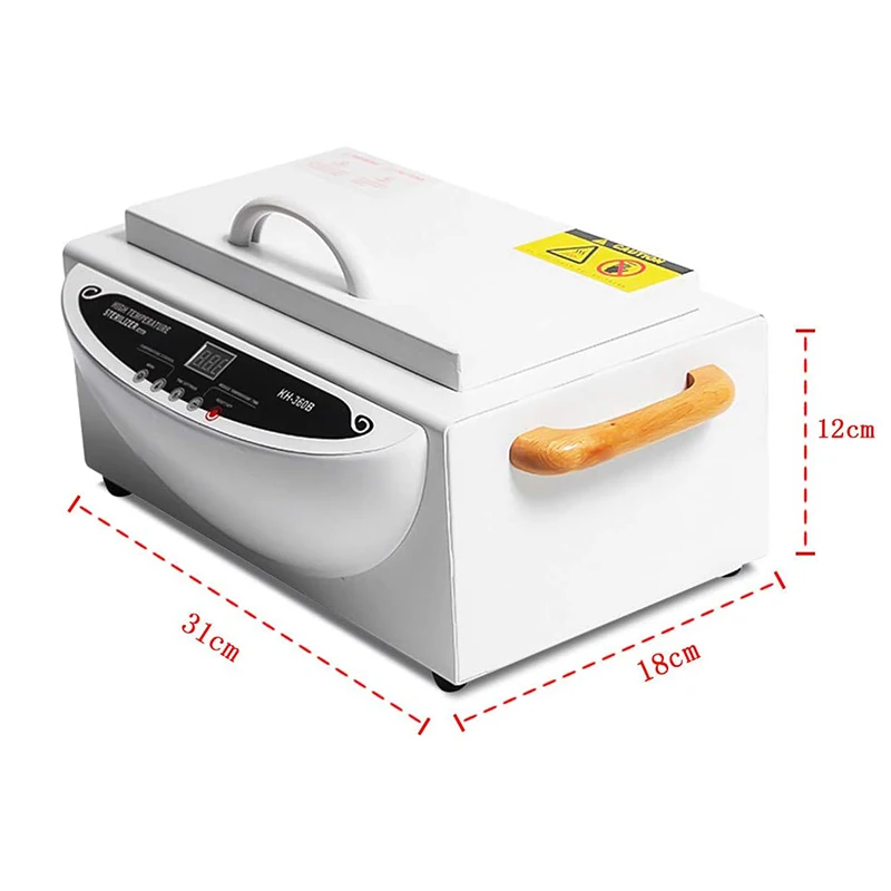 UV High Temperature Cleaning Box Heat Dry Sterilization Tool SPA Salon Equipment Beauty Salon Nail Disinfection Cabinet