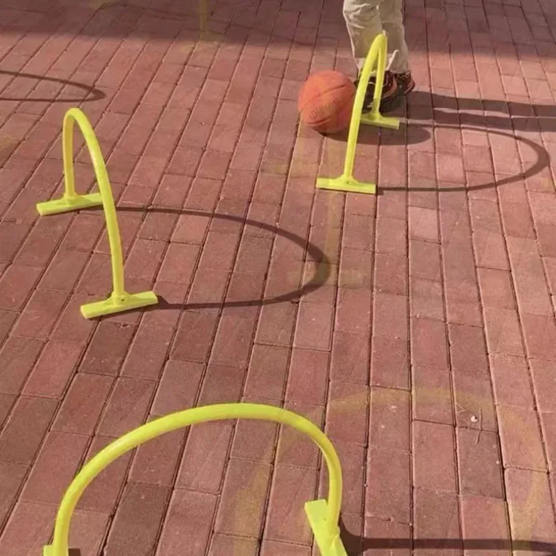 Mobile Football Arches PVC Training Obstacle Markers Indoor Outdoor Youth Player Passing Skills Training Shooting Goal Equipment