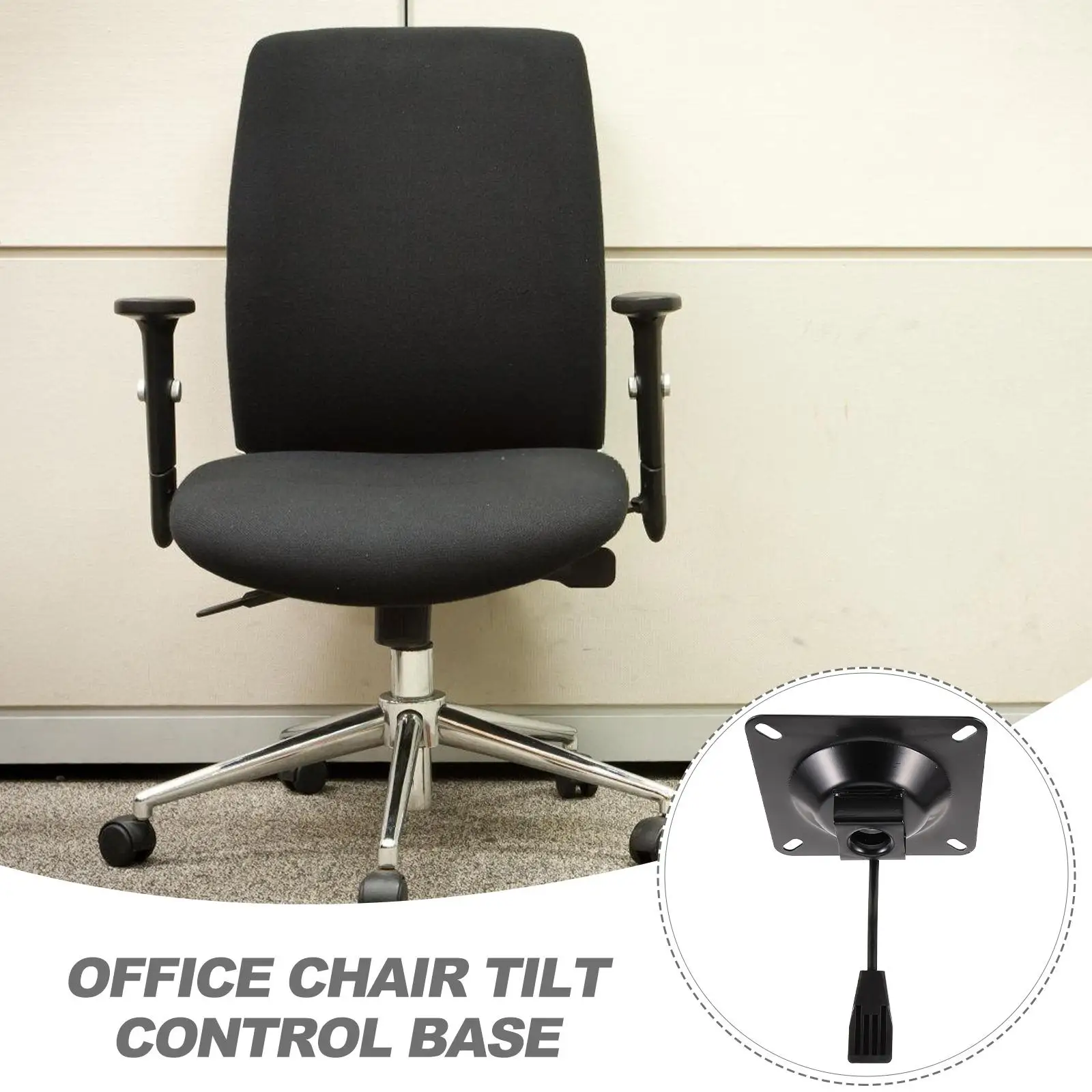 Square Lift Tray Gaming Chair Office Replacement Parts Accessory Tilt Control Plate Desk Base Swivel Supplies Chair Accessory