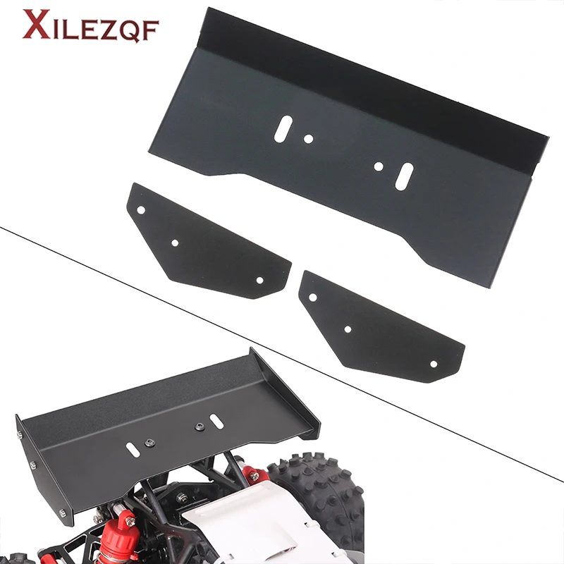 XILEZQF Aluminum Tail Spoiler for Tamiya Hotshot II 2024 Off-Road RC Upgrade 1/10 Scale Enhances Stability & Style Durable New