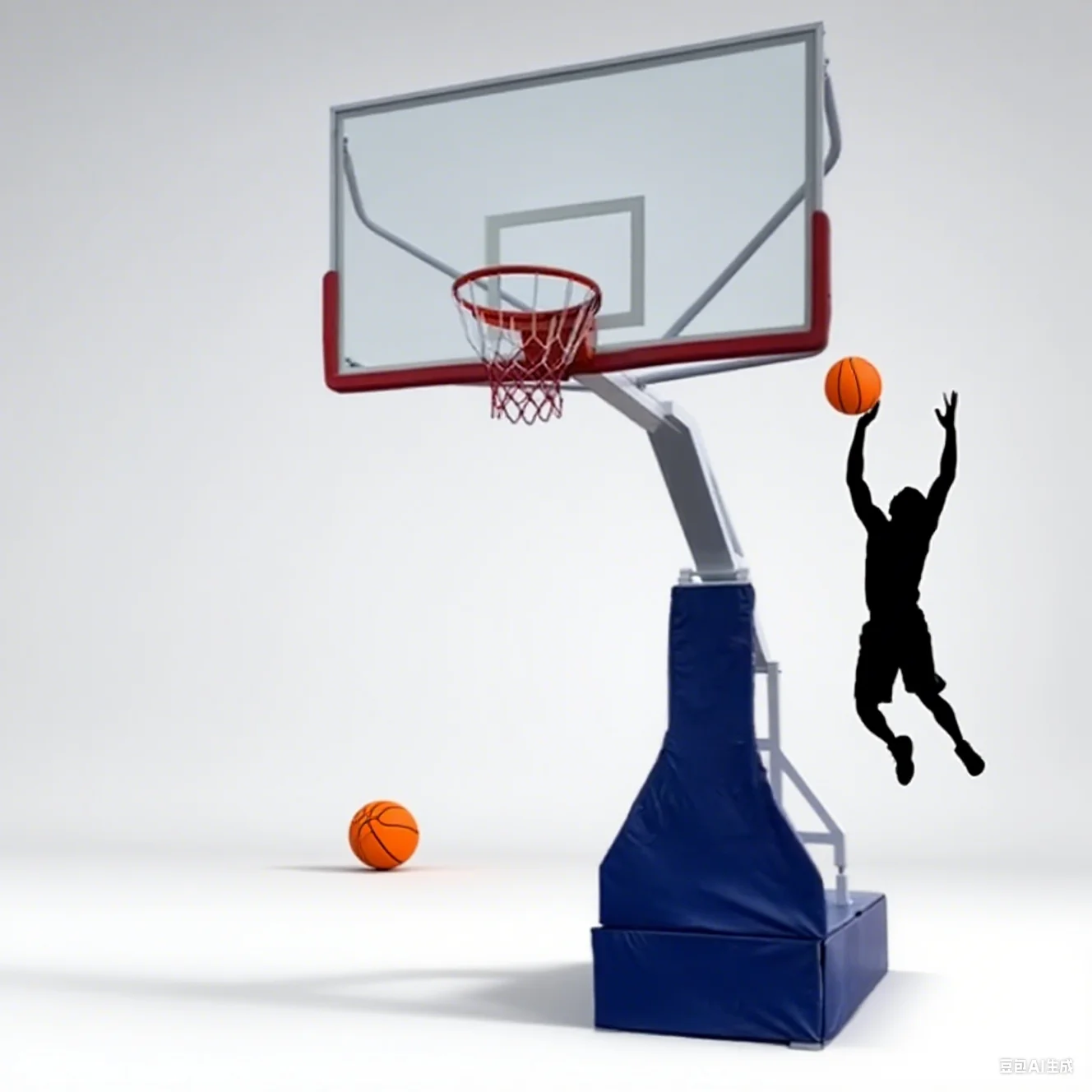 

Wholesale FIBA Standard Portable Outdoor Basketball Hoop Stand Mobile Court Equipment