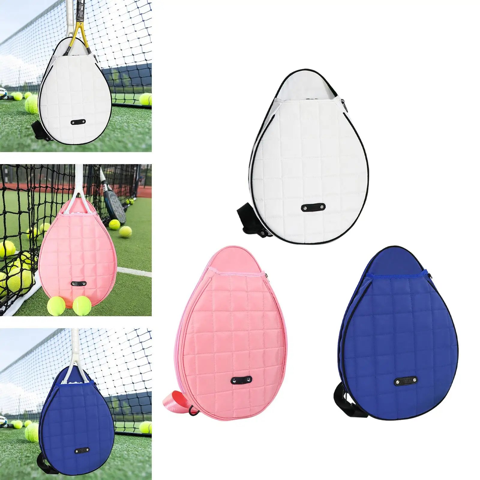 Bolsa para raqueta de tenis, funda protectora, bolso cruzado para entrenamiento deportivo de hombres