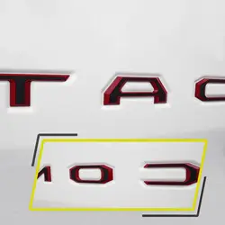 Dedicated Toyota Tacoma 2024+ Tailgate 3D Letter Cover Emblem Car Sticker Design Car Accessories Sticker