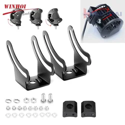 2/4PCS LED Light Bar Mounting Base Bracket Adjustable LED Light Bar Slide Mount Bracket for Offroad 4x4 Truck SUV ATV Pickup