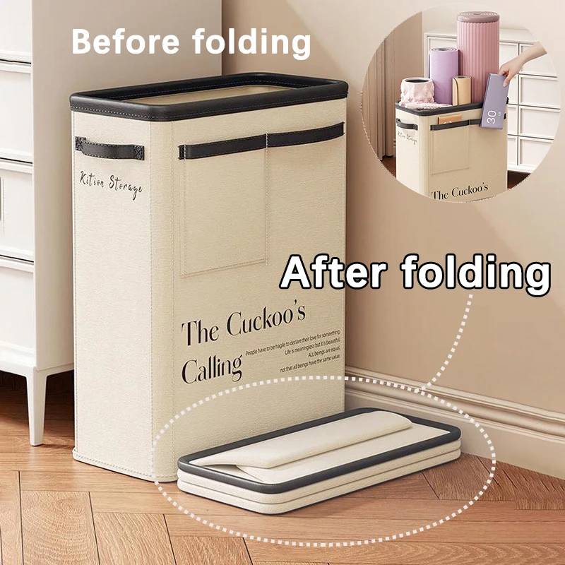Multifunctional Foldable Waterproof Basket Large Capacity Sports Yoga Mat Storage Basket Dirty Clothes StorageBag Laundry Basket