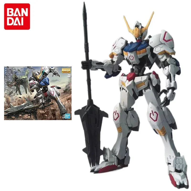 

Bandai Gundam Model Kit Anime Figure MG 1/100 IRON-BLOODED ORPHANS Barbatos Fourth Form Action Figures Toys Gifts for Children