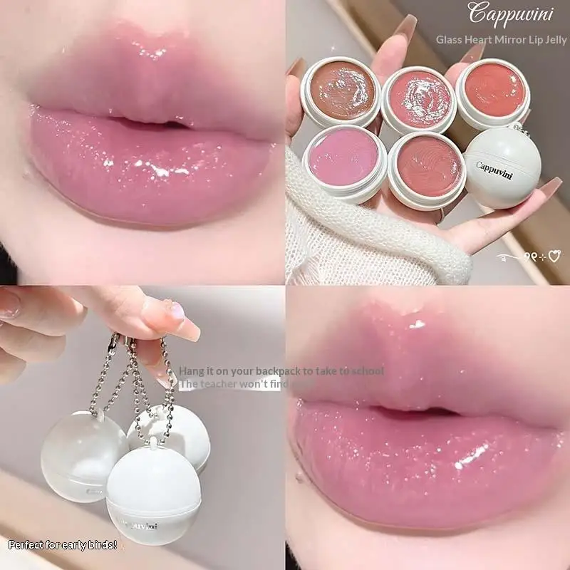 Brillo Labial Voluminizador Cappuvini Jelly Gloss Shine con Tecnología Water Light, Efecto Hidratante de 12h, No Pegajoso