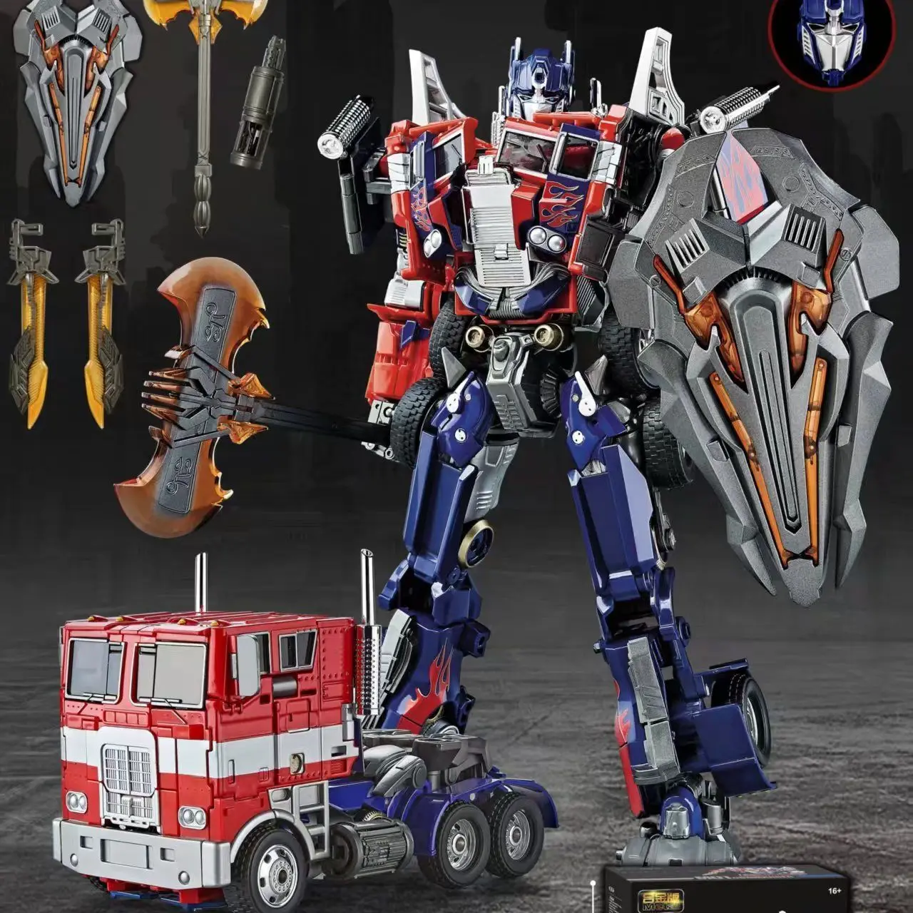 [재고 있음] 변신 로봇 M-01 M-01 OP 사령관 모델 장난감 로봇 합금 버전 액션 피규어 모델 남자아이 선물 오리지널 박스