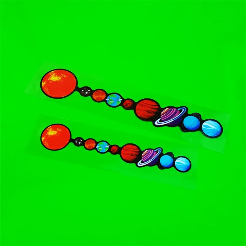 1PCS Solar System Planet Universe Decal Creative Fashion Sticker for Auto Car Truck Vans Motor Electric Computer Bike