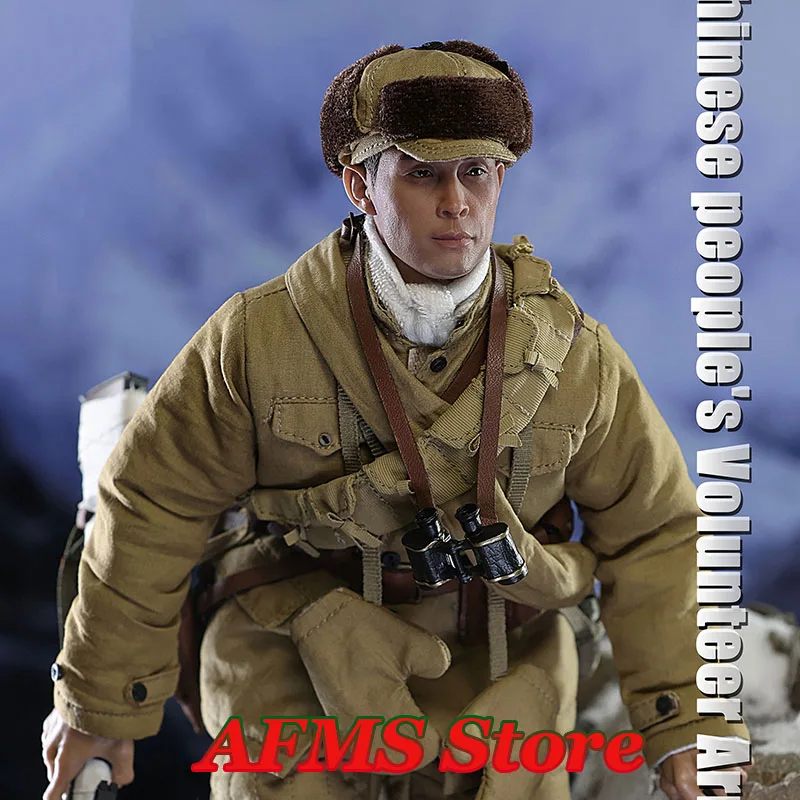 Minitimes Toys M036 1/6 Men Soldier Chinese Volunteer Army Sharpshooter Full Set 12Inch Action Figure Model Toys Collection