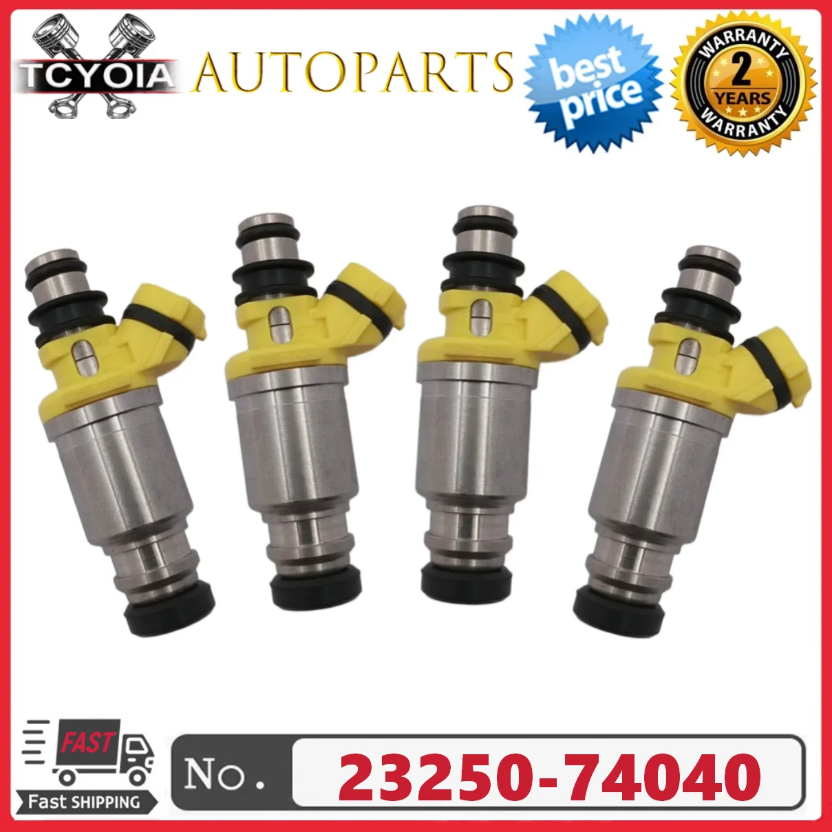 

4pcs/lot Fuel Injectors 23209-74040 23250-74040 for TOYOTA RAV4 1995 - 2000 PETROL 3SFE 2.0
