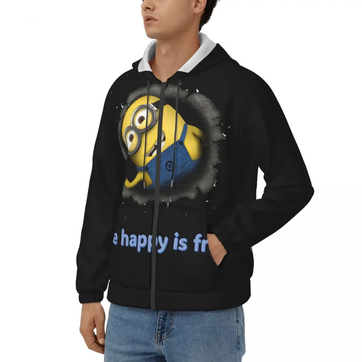 Minions Lovers Men's Hoodie Despicable Me Minions Clothes  Funny Hoodies Winter