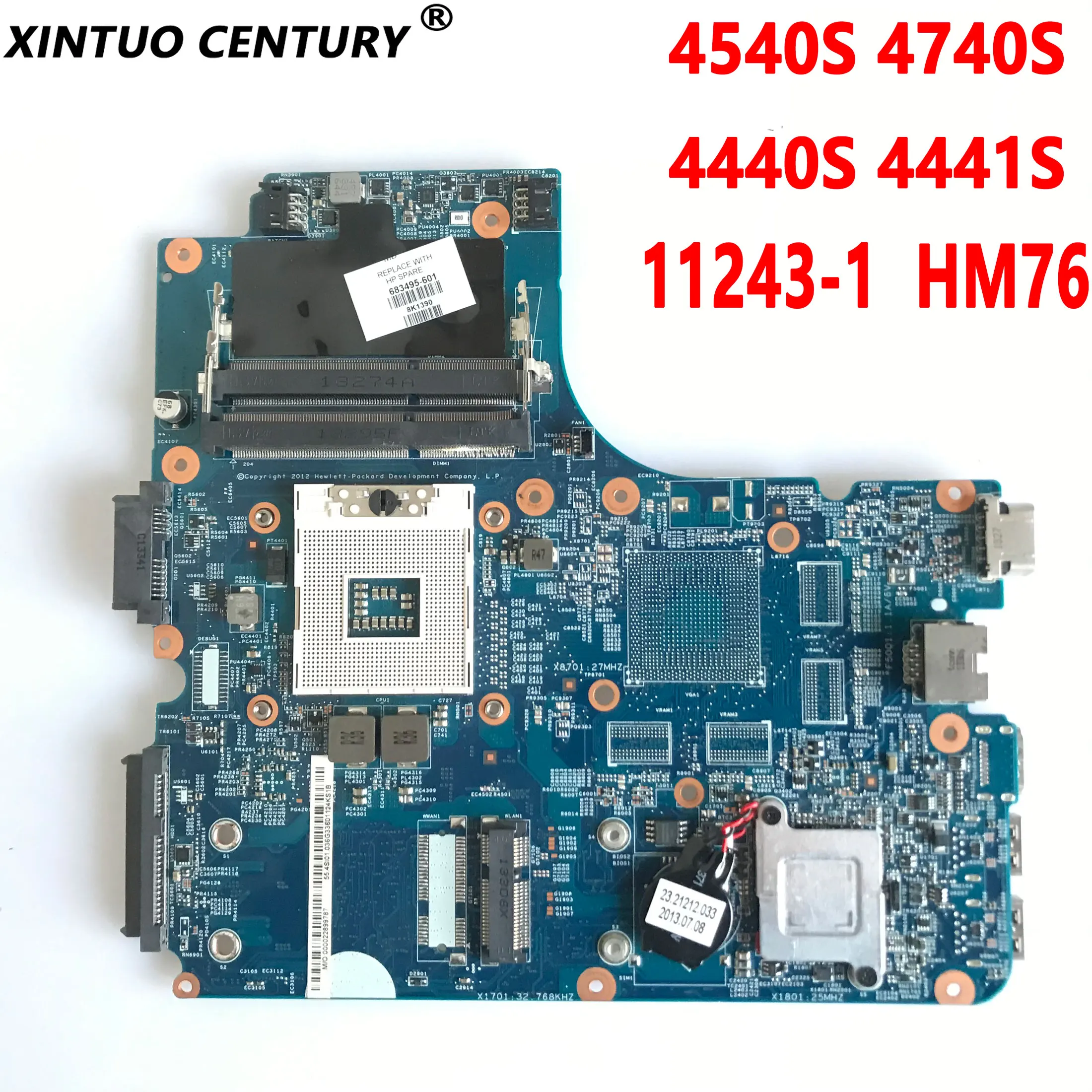 

683495-601 683495-501 683495-001 For HP 4540S 4740S 4440S 4441S Laptop Motherboard 11243-1 48.4SI01.011 HM76 DDR3 100% Tested