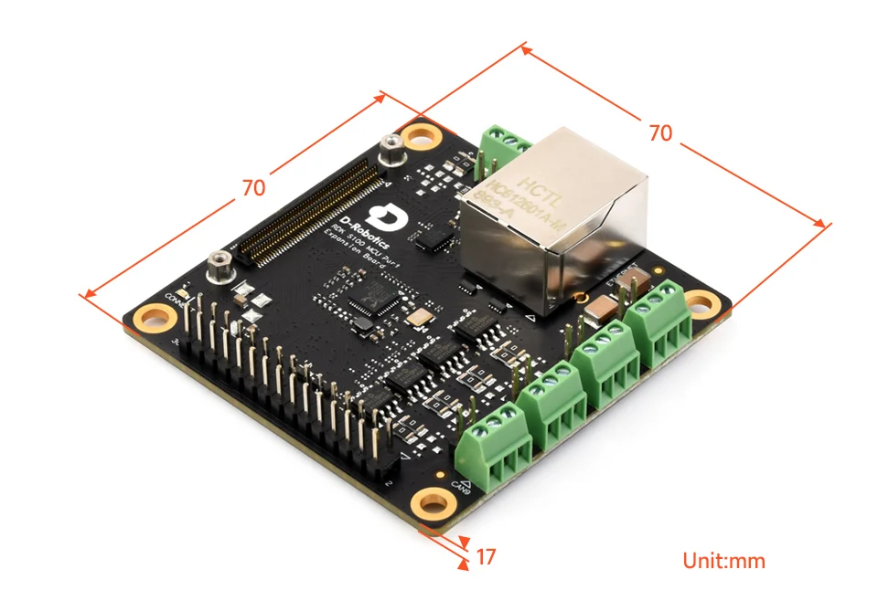 لوحة توسيع منفذ RDK S100 MCU، مصممة لمجموعة تطوير RDK S100، تدعم الوصول السهل إلى الأجهزة الطرفية المختلفة #6