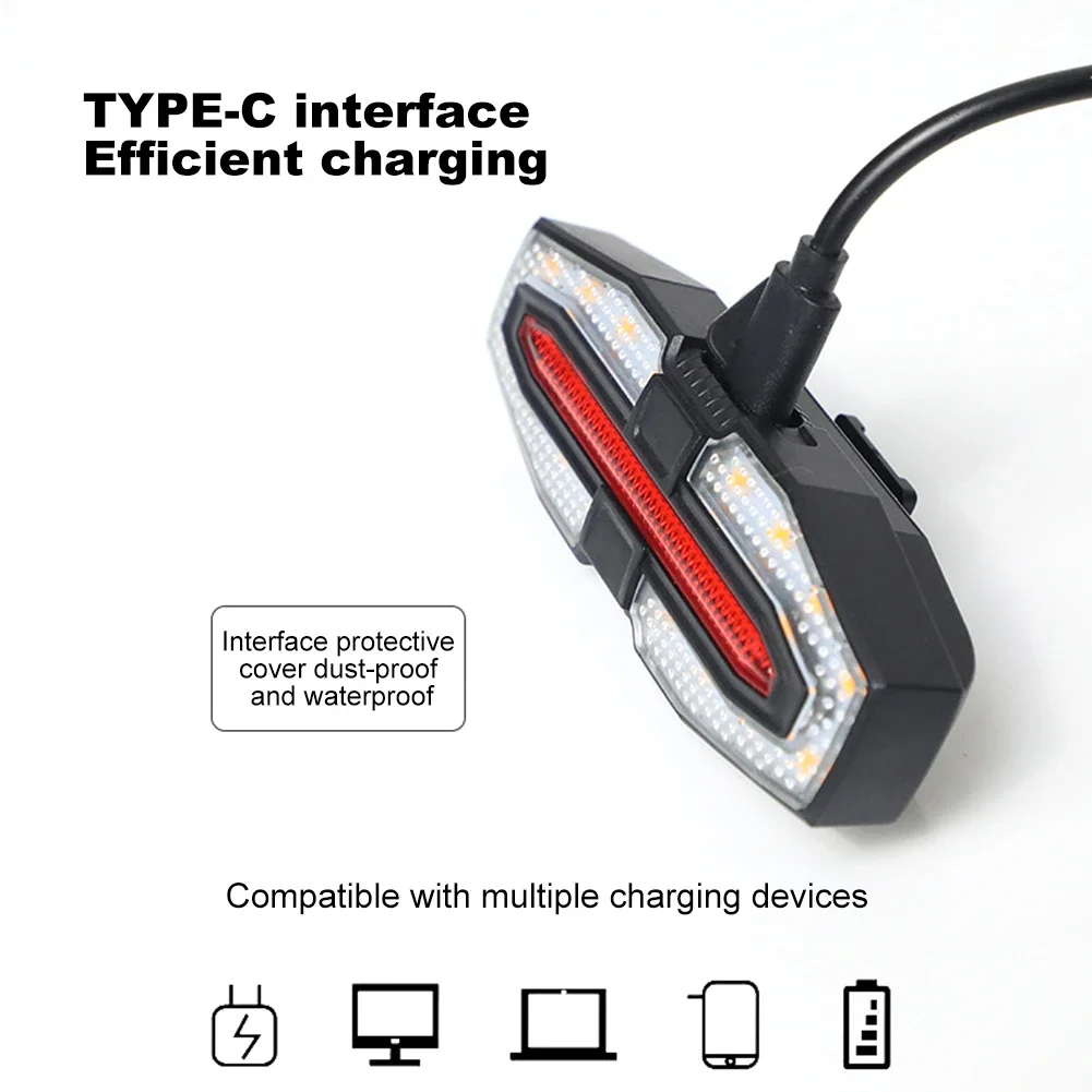 Rechargeable Rear Light with Signals 3