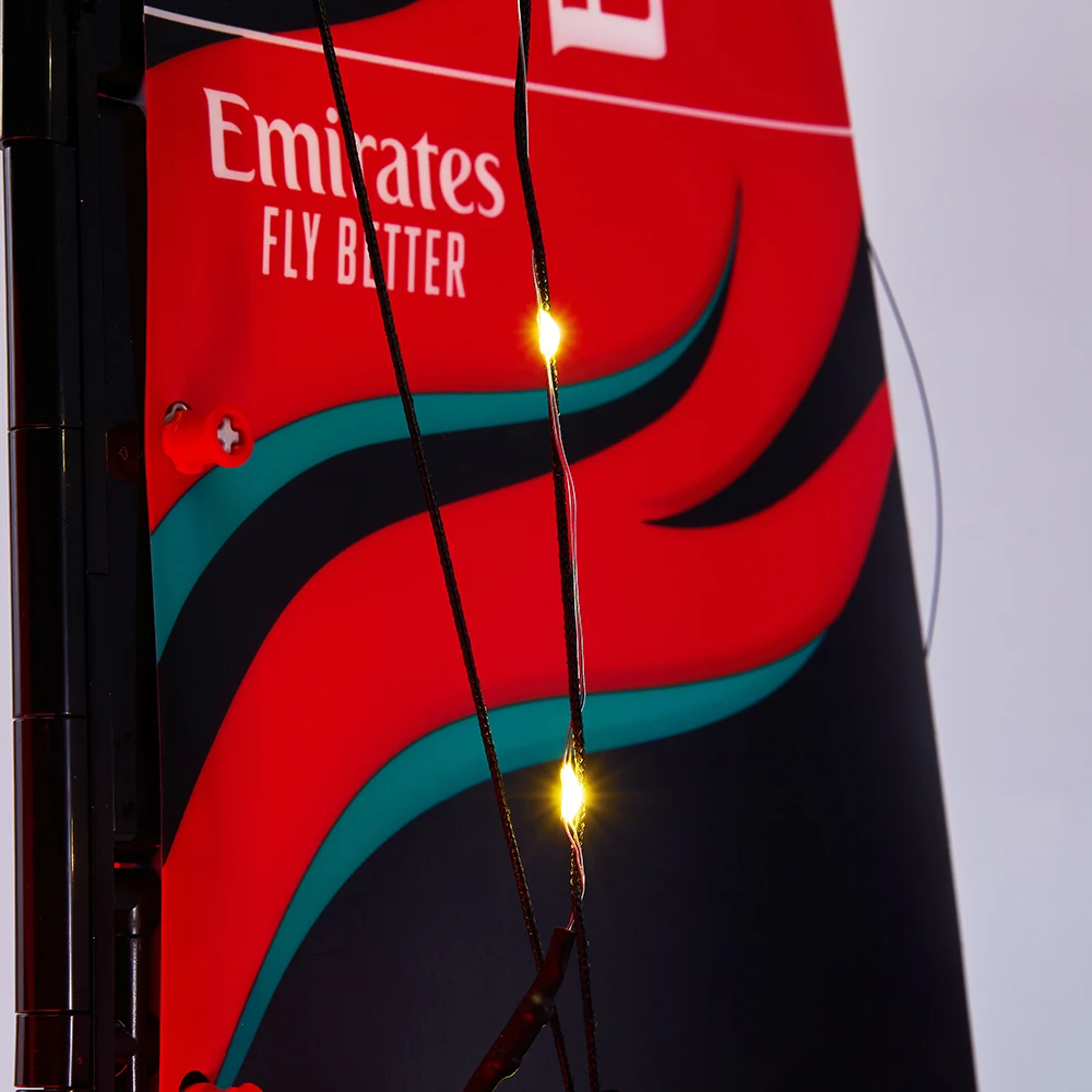 LED-Beleuchtungsset für die Neuseeland der Emirates-Team AC75 Yacht 42174, Modell-DIY-Spielzeugset (nur Beleuchtungsset, kein Modell)