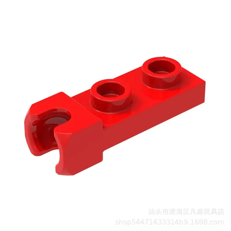 20 Stück MOC Modifizierte 14418 1x2 Bausteine mit Kleiner Anhängerkupplung Spielzeug für Jungen und Kinder Besonderes Feiertags- und Geburtstagsgeschenk