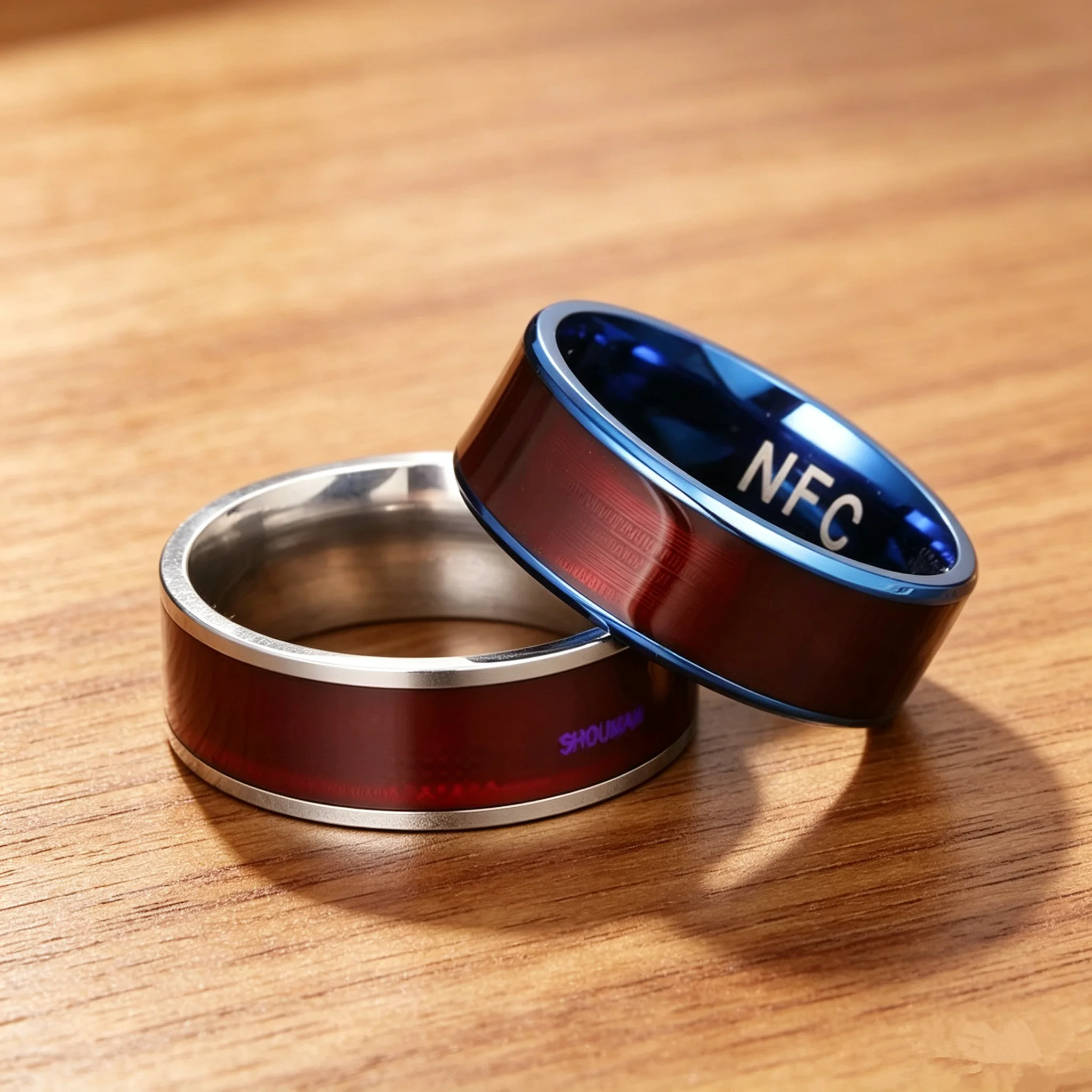 Smart Ring Nfc Pay - ใหม่แฟชั่นเมจิกสวมแหวนสมาร์ท NFC นิ้วมือดิจิตอลแหวนเหมาะสำหรับโทรศัพท์ Android,คู่เครื่องประดับ