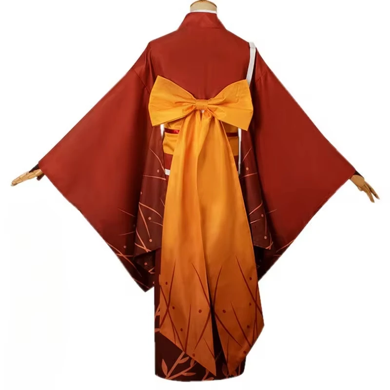 Izumi Kyouka Anime Cosplay Kostüm Izumi Kyouka Kimono Full Set Perücke für Halloween Karneval Party Outfit Requisiten für Frauen Mädchen