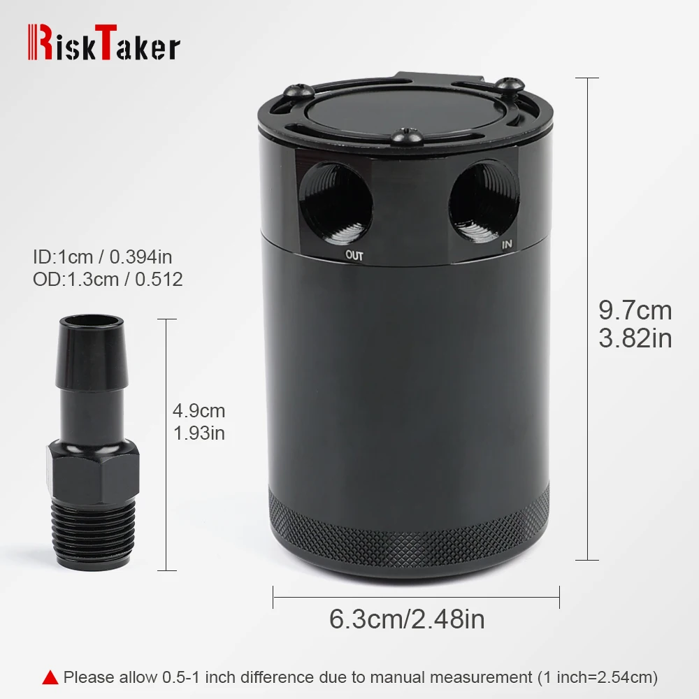 خطر خزان الوقود العالمي 2 حفرة الاستراحة إبريق المدمجة يربك خزان الألومنيوم أجزاء خزان الوقود علبة التقاط الزيت #4