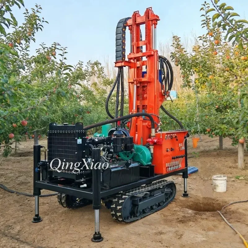 FOB Price Pneumatic Water Well Drilling Rig Flexible Site Transfer Ideal For Agricultural Plantation Village Water Supply Tasks