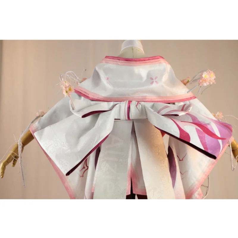 أزياء Onmyoji للفصول الأربعة التأثيرية لحفلات الهالوين وأعياد الميلاد للسيدات SSR Jee فستان وردي للفصول الأربعة للعب الأدوار