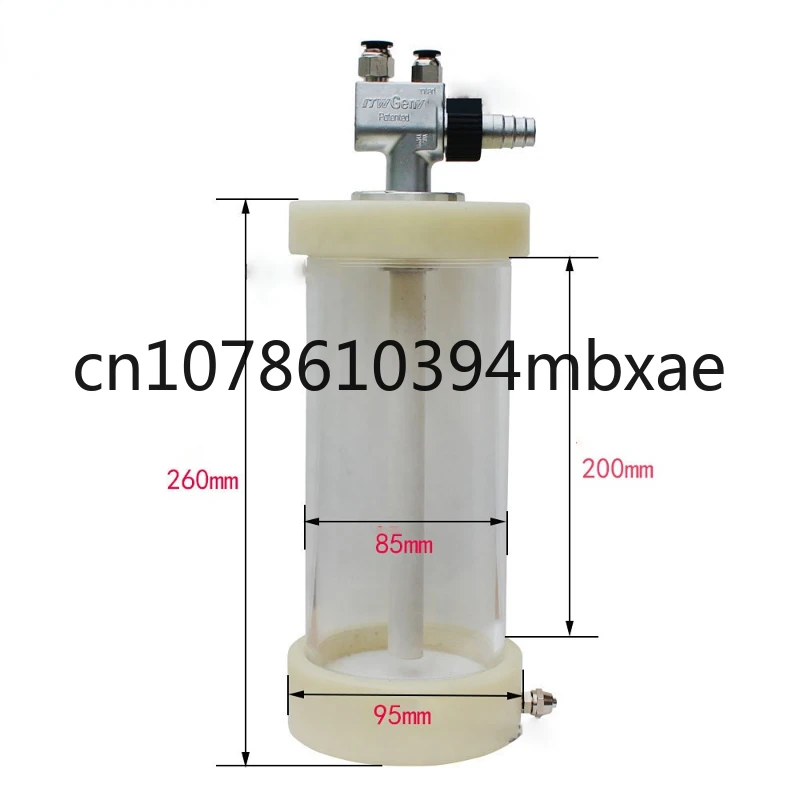 

Powder Coating Cup Hopper With Injector Paint Barrel for Experimental/Test Electrostatic Coating Equipment