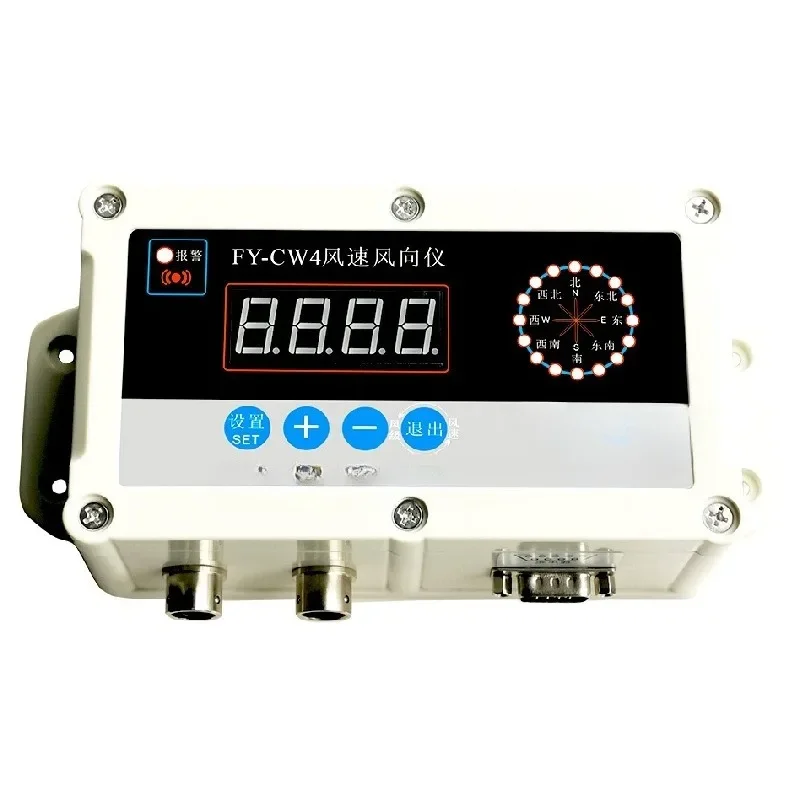 Wind speed and direction measuring instrument Wind speed alarm recorder