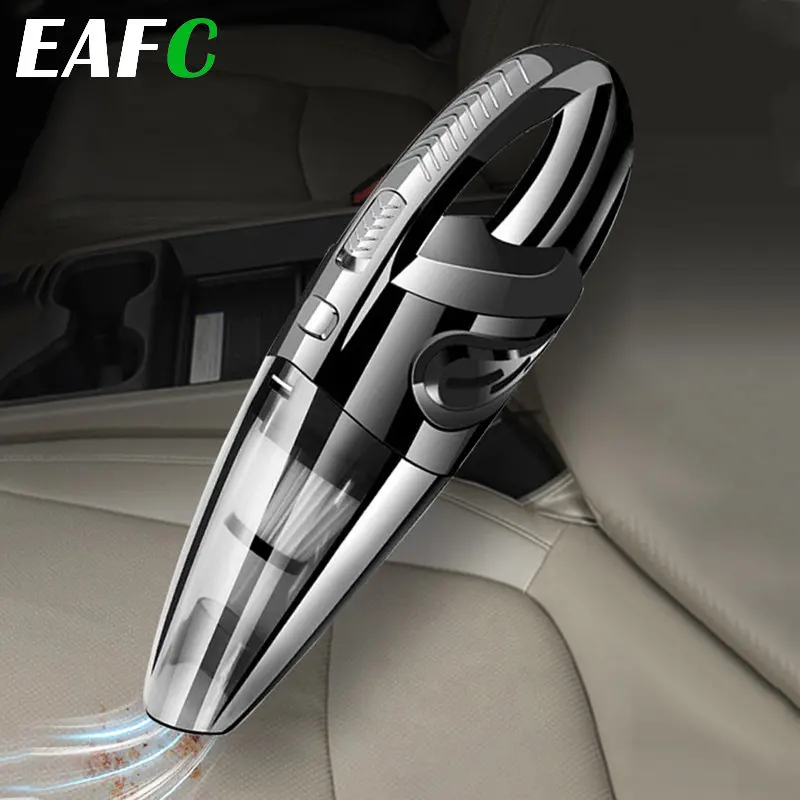 EAFC Car Wireless Vacuum Cleaner 6000Pa Powerful Cyclone Suction Home Portable 6053 Handheld Vacuum Cleaner Mini Vacuum Cleaner