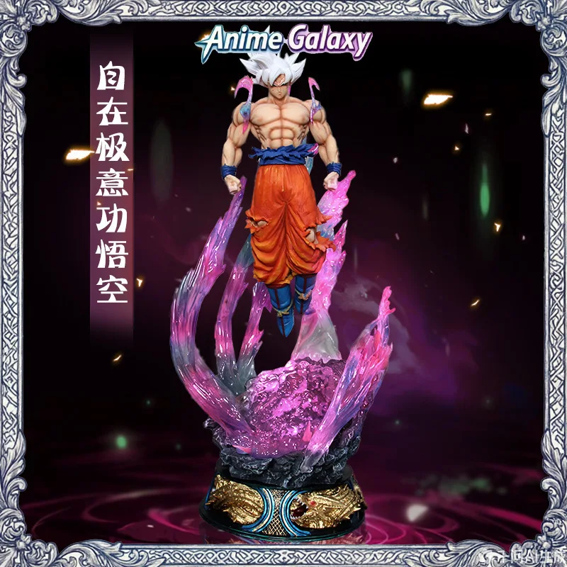 Dragon Ball Super Saiyan Goku Ultra Instinct Mini Figure Anime Model Statue Collection Desktop Decor Ornament Gift For Fans view 3