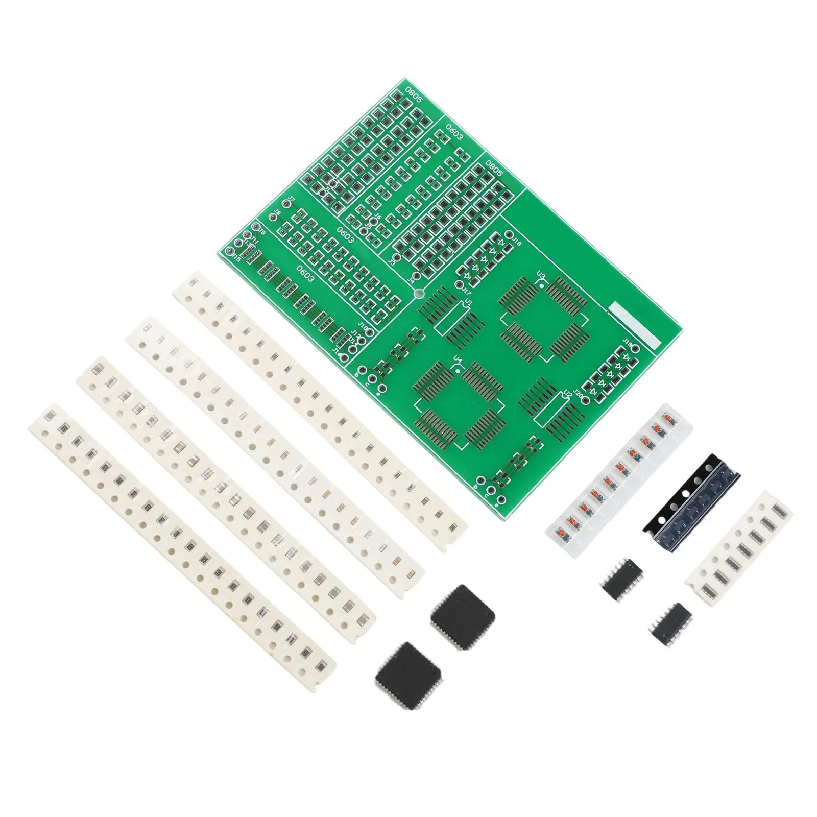 FOR Surface Mount Soldering Practice Board with 106 Components and LQFP Chip Set for Electronics Hands On Training and Education