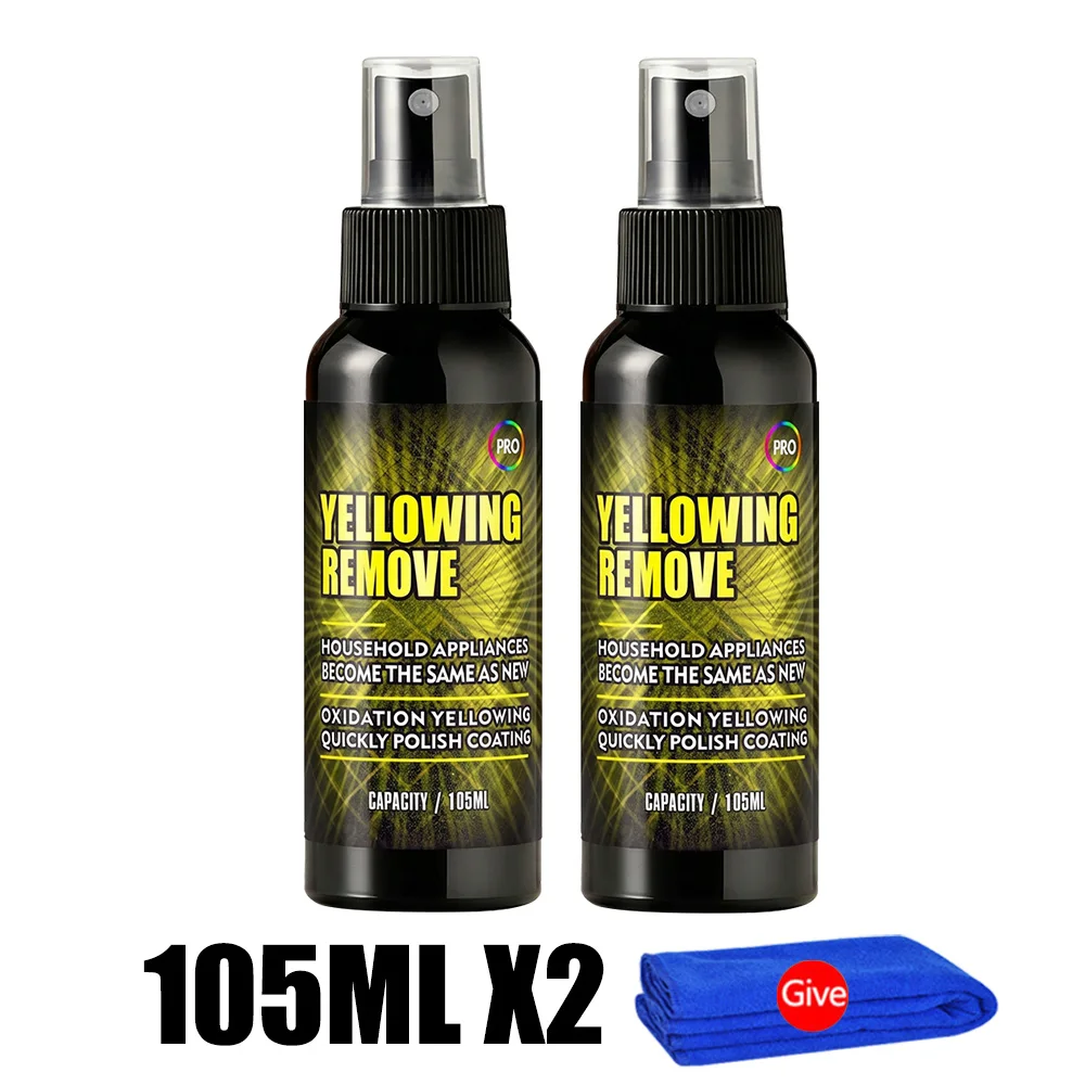 Plastic & Rubber Vergeling Remover & Restorer - Verwijdert onmiddellijk oxidatie, krassenreparatie voor AC-units Automeubelspray