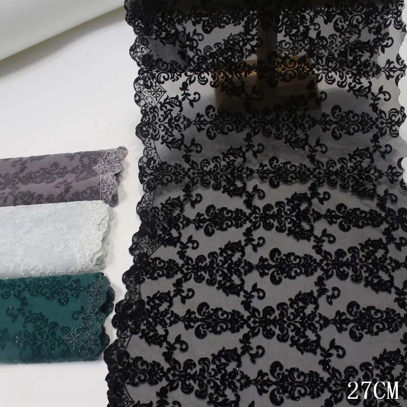 

30Yards Embroidered Lace Trim Handmade DIY Clothing Accessories Wedding Floral Embroidery Fabrics Curtains Sofa Sewing