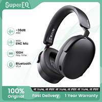 Oneodio SuperEQ A200 Wireless Headset With Microphone Hybrid ANC Bluetooth 5.4 Hi-Res Audio 6-Mic AI ENC 100H Play times