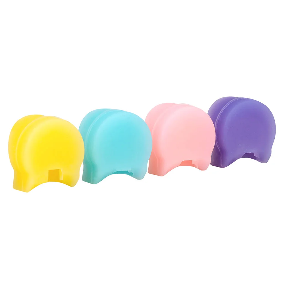 

4 Pcs Refer to Clarinet Thumb Rest Protector Silica Gel Oboe Protection Silicone Finger