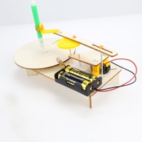 DIY Creative  wooden electric plotter Drawing Robot STEM Kids Model Automatic Painting Science Electronics Kits Experiment