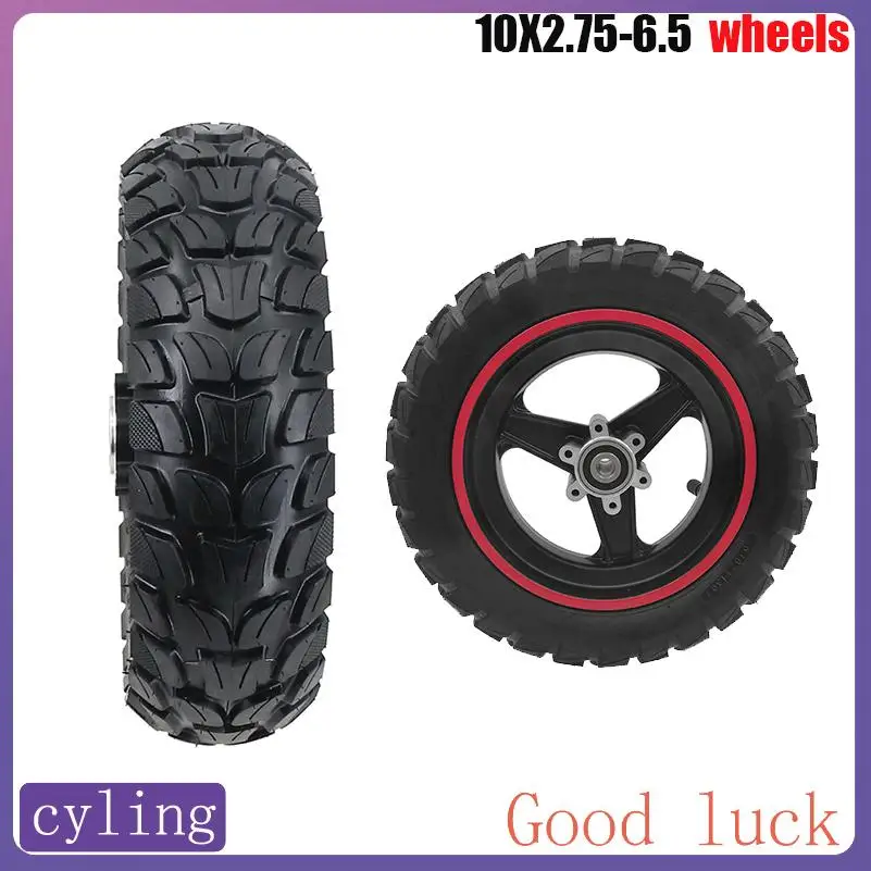 

Многоцветные высококачественные колеса 10x2.75-6.5 с внедорожными вакуумными шинами, подходящие для электросамокатов.