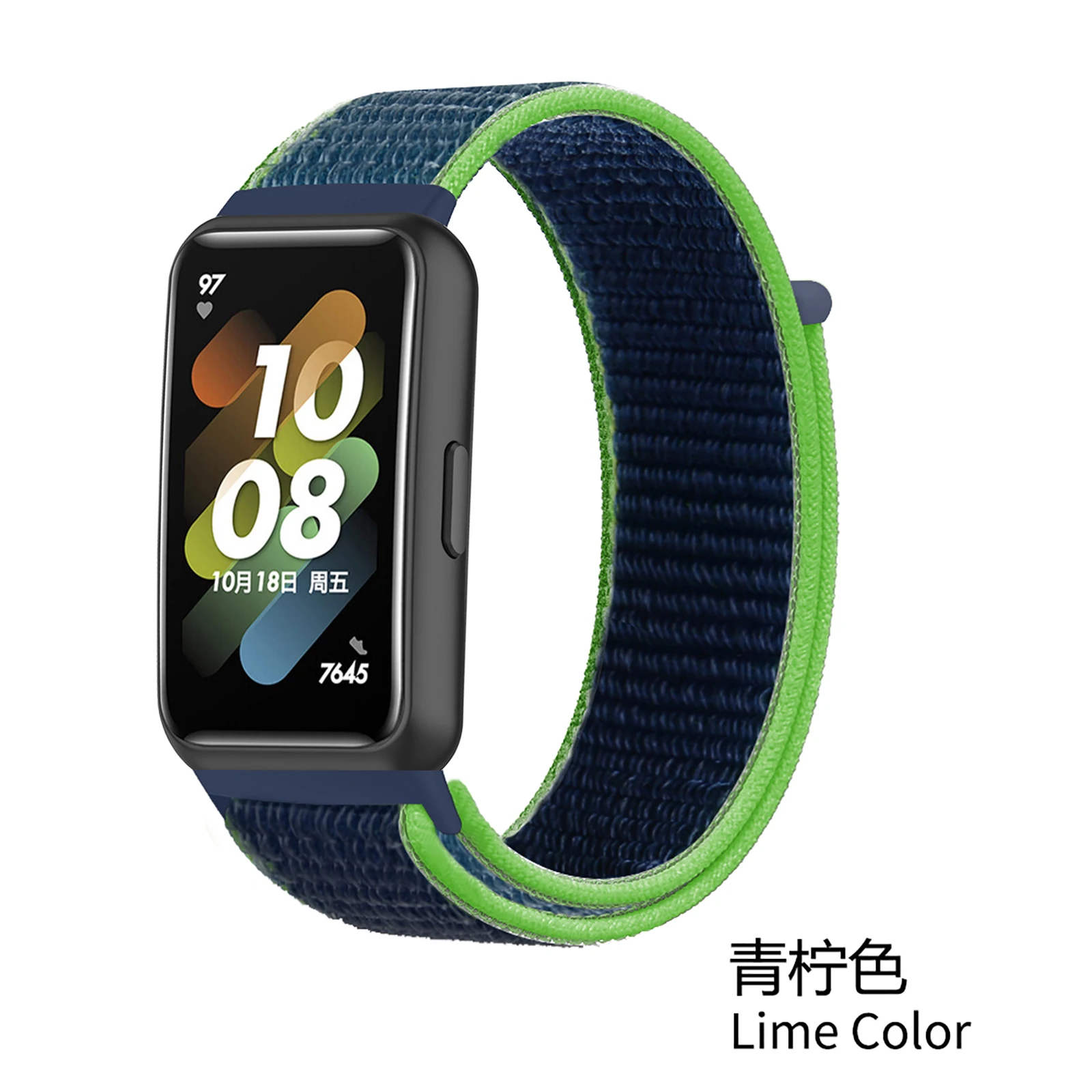 Nylon Loop Strap For Huawei Band 78 Sport Strap Bracelet Accessories For Huawei Watch Band 7 Adjustable Replacement Belt Pulsera