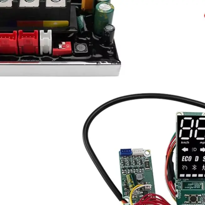 لوحدة تحكم سكوتر كهربائي Ninebot F2/F2 Pro مع شاشة LED، ملحقات مادة ABS شاشة شفافة - بناء PCB متين
