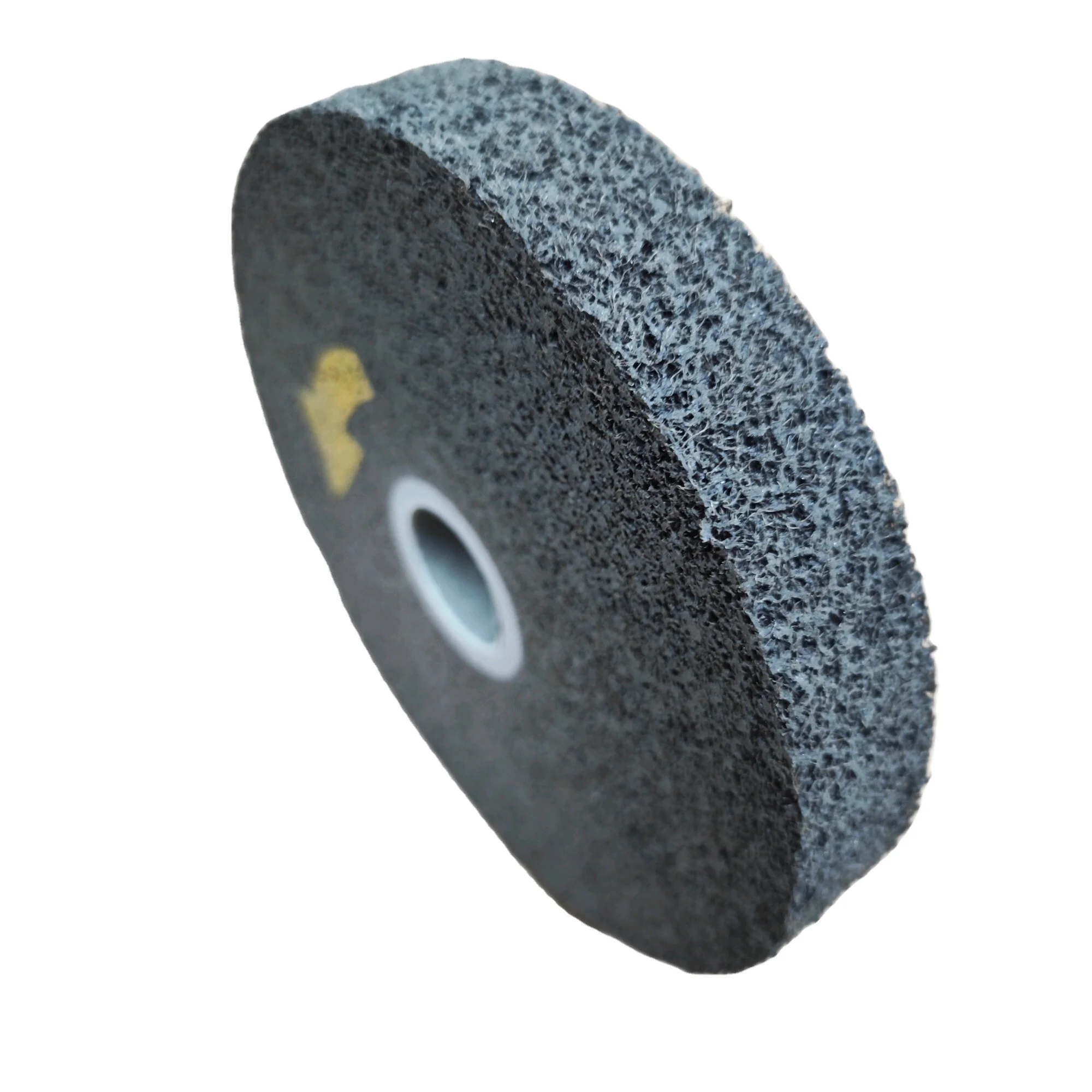 Metal finishing convolute abrasive wheel MF 2S CRS 6X1X1 for coarser surface finishing and hairline finishing