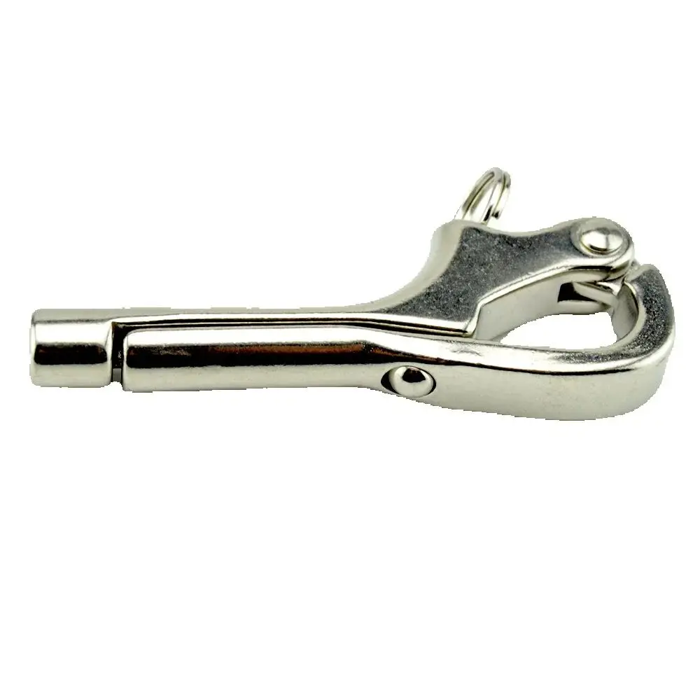 2025 New Summer 3''/ 4'' Openable Pelican Hooks Shackle 316 Stainless Steel Quick Release Hand Rail Guardrails