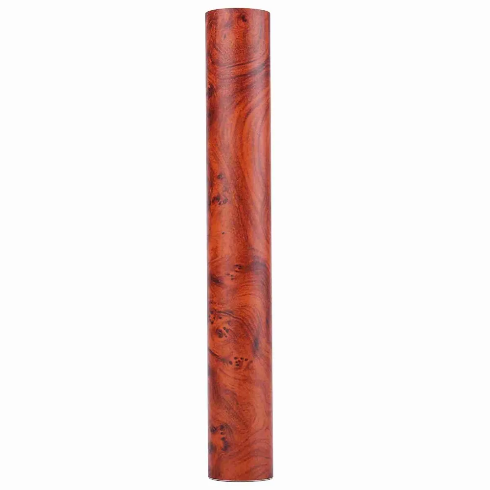 Decorative PVC Wood Grain Wrap Vintage Style Durable Car Interior Film Universal Self Adhesive Sticker Car Dashboard