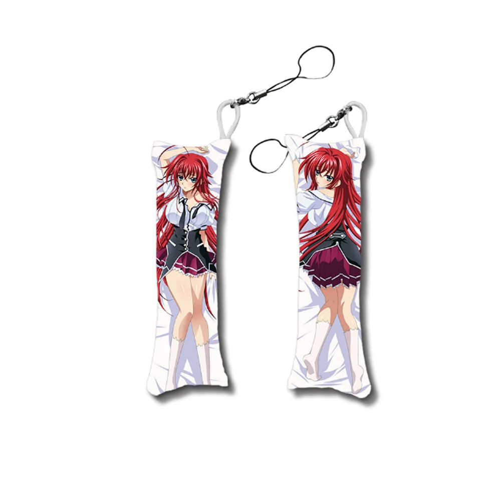 DXD High School  Mini Dakimakura Keychain Pillow Hanging Ornament Phone Cute Gift 12x4 cm