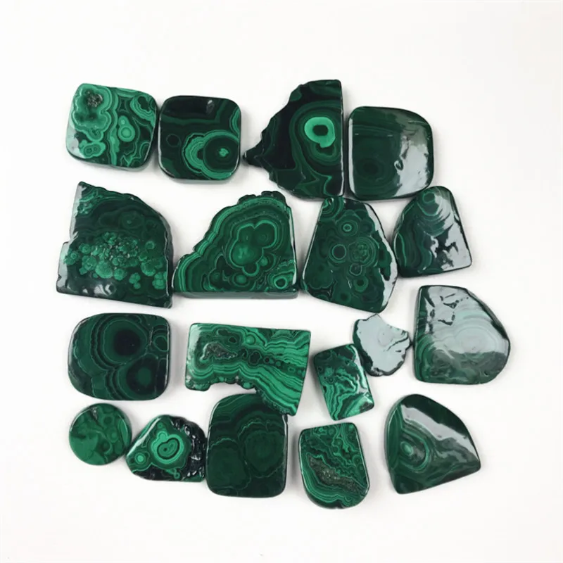 

Wholesale Natural High Quality Polished Malachite Flat Sheet Decorative Gifts