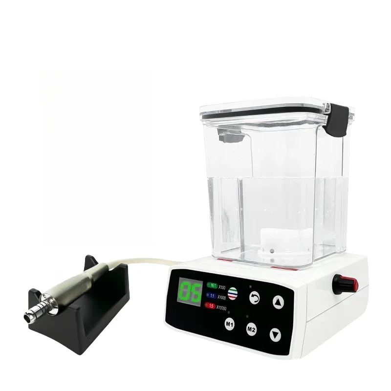 

Dental LED Brushless Micro Motor with Water Tank Internal Spray 2/4 Hole Fit for 1:1/1:5/16:1 Increasing Contra Angle Handpiece