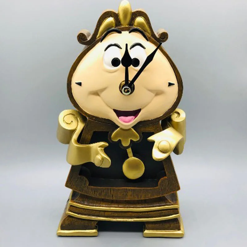 Anime Figure Beauty And The Beast Lumiere Night Light Candlestick Cogsworth Clock Desktop Decoratio Toys Gift view 5