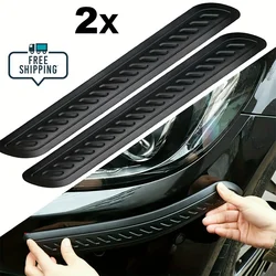 Car Door Anti Scratch Protector Strip Rearview Mirror Anti-collision Stickers Universal Rubber Auto Bumper Protector Bar Styling